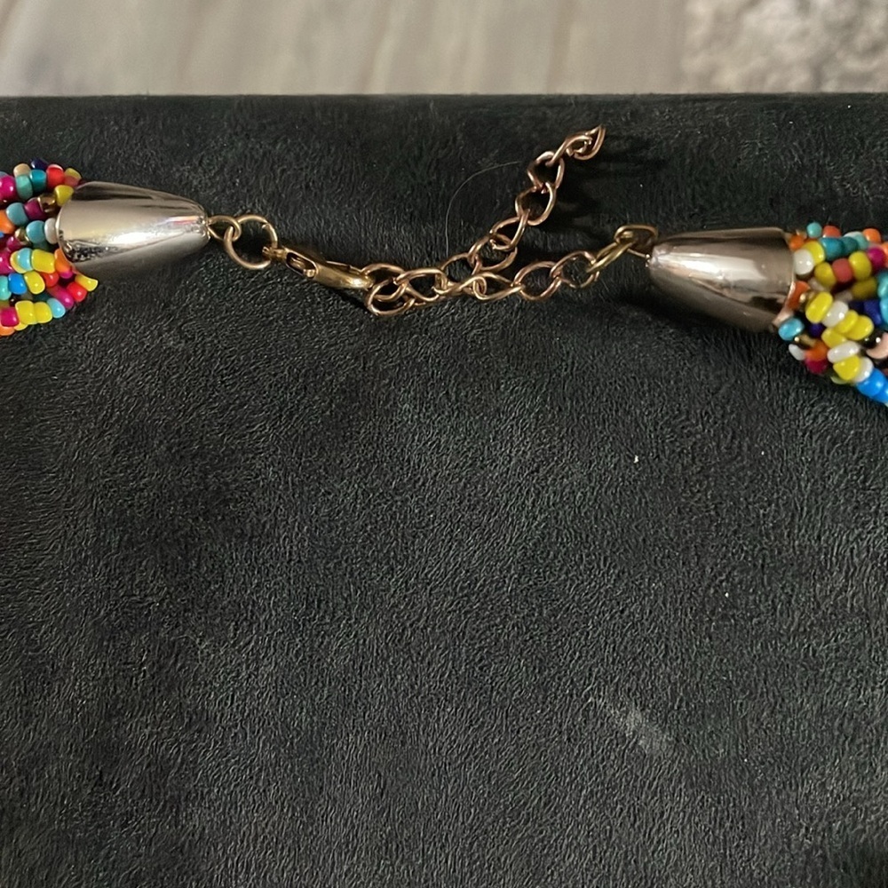 Nabroj bling chunky braided bead necklace - Picture 5 of 6